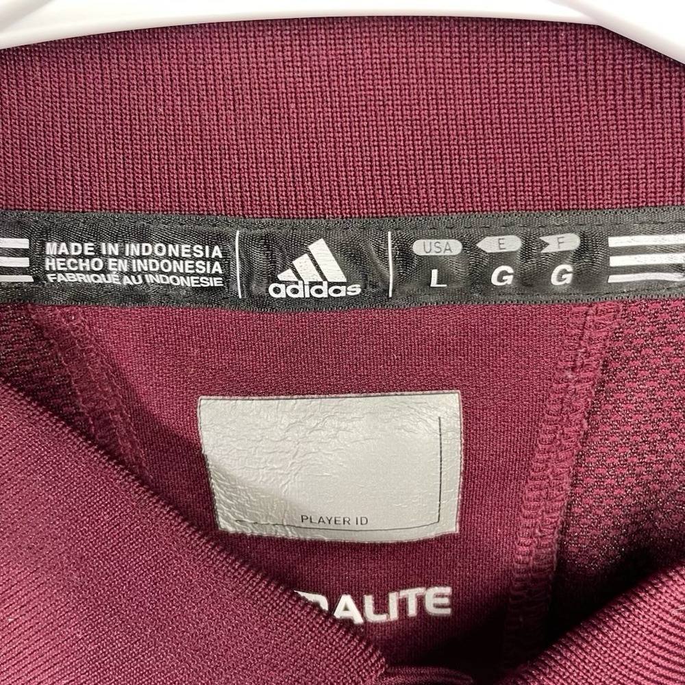 Texas A&M Aggies Adidas Mens XL Performance Polo Shirt Embroidered Front & Back - Picture 7 of 9